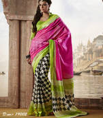 Strollay Saree with unstichted Blouse