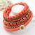 Coral Ocean Beads Multilayer Bangles Set(CFB0062)