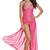 Pink Polyester sexy western wear