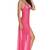 Pink Polyester sexy western wear