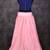 Baby pink & 0vy blue trendy lehenga choli with applique work