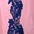 Baby pink & 0vy blue trendy lehenga choli with applique work