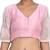 Baby pink raw silk readymade blouse