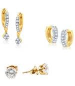 White cubic zirconia earrings