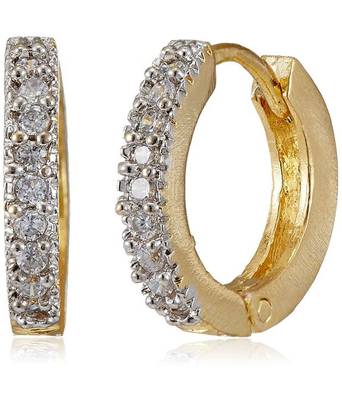 White cubic zirconia earrings 4