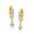 White cubic zirconia earrings