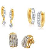 White Cubic Zirconia Earrings