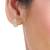 White cubic zirconia earrings