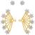 White cubic zirconia earrings