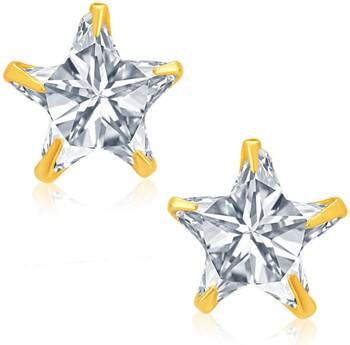 White cubic zirconia earrings 3