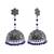 Indian Traditional Religious Flower Jhumka Earrings-Tribal jewellery,lapis Jhumki