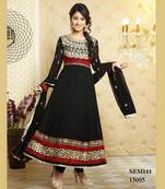 Heena Khan – Akshara – Exclusive Designer Black Anarkali Suit
