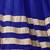 Blue net brasso unstitched anarkali salwar suit with dupatta