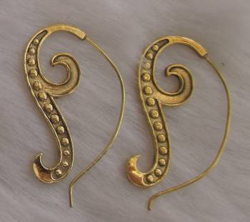 Golden Brass hoops 1