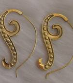 Golden Brass hoops