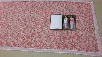 White embroidered georgette saree with blouse 2