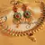 BEAUTIFUL KEMP GREEN MANGO NECKLACE SET - DJ16779