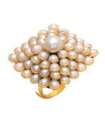 White Pearl Pacchi Work Ring