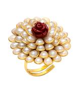 Red White Pearl Pacchi Work