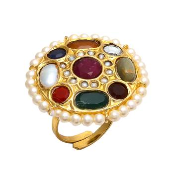 Multicolor Navratan Ring 1