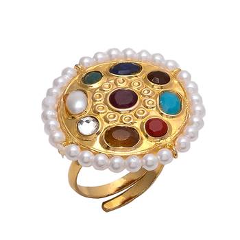 Multicolor Navratan Ring 1
