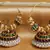 Beautiful Temple Jhumka Designer Hoop Earrings