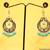 Silver Plated Antique Peacock Earrings