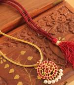 Awesome Gold Tone Real Kemp Necklace