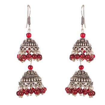 Oxidised Jali Work Jhhumki 1