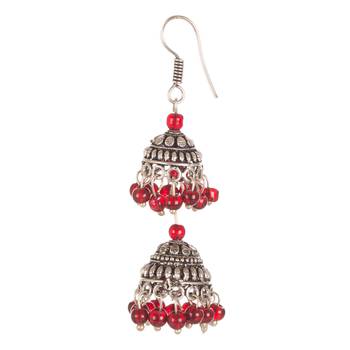 Oxidised Jali Work Jhhumki 2