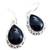 enticing Black Onyx Sterling Silver Black Earring jaipur gift