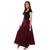 Jaipuri Maroon Cotton Wrap Around Skirt