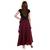 Jaipuri Maroon Cotton Wrap Around Skirt