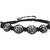 Om Sai Ram Mantra Bracelet in Silver with Diamond on Adjustable Nylon Thread
