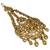 Designer golden stone bridal passa hair accessories