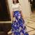 Shraddha Kapoor's blue embroidered silk Semi-Stitched lehenga
