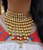 Pearl And Kundan Choker Necklace