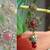 Flower Earrings with Kundan Jhumkis