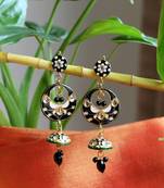 Enamel and Kundan work Earrings