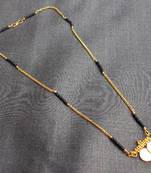 Golden coin Mangalsutra  Necklace set