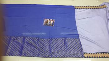 Grey Embroidered Georgette Saree With Blouse 3
