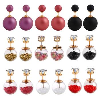 Multicolor pearl earrings 1
