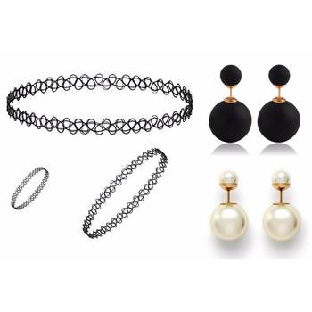 Multicolor pearl earrings 1