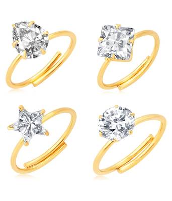 White cubic zirconia jewellery-combo 3