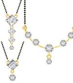 White cubic zirconia jewellery-combo
