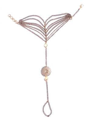 Pearl golden Chain Exclusive designer classic pretty haathful 4