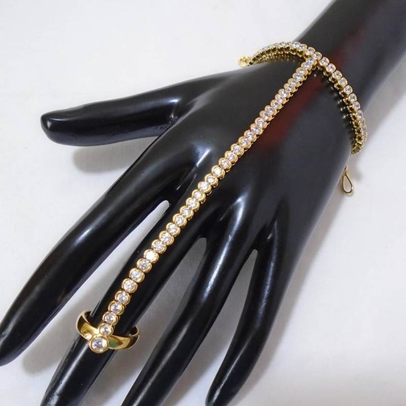 golden american diamonds bracelets