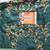 Sea green embroidered nylon saree with blouse