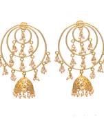 Golden Pearl Kashmiri Jhumki