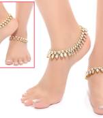 Adorable Stylish Designer Kundan With Stone Payal